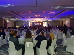 Gazele Biznesu 2018 for C2C sp. z o. o. prize-giving ceremony in Warsaw people sitting at tables