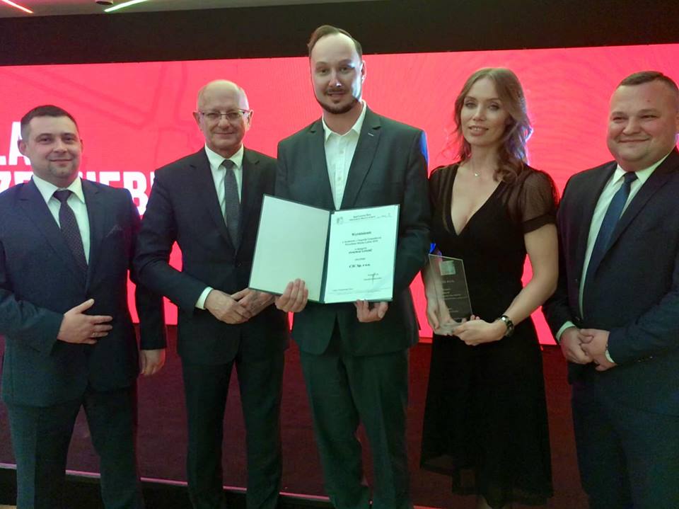 Jesteśmy w gronie zwycięzców Konkursu o Nagrodę Gospodarczą Prezydenta Miasta Lublina 2018