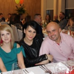 Two ladies sitting at table and smiling on a business anniversary party in Hampton by Hilton hotel in Lublin C2C-sp.-z-o.o.-c2c-www.ctoc.pl-business-class-vip-enterprise-polyethylene-foil-production; innovative-company-in-Lublin-in-Polish-region-of-lubelskie; #C2C; #eZaopatrzenie; #lublin